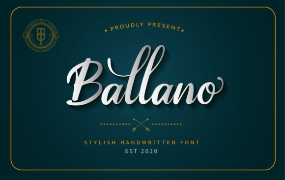 Ballano: A Script Handwritten Font for Elegant Brand Identity