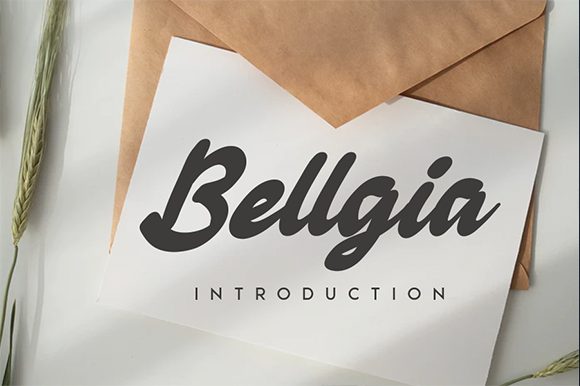 Bellgia: A Script Handwritten Font for Dynamic Brand Campaigns
