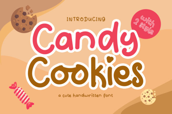 Candy Cookies: A Fun Handwritten Font for Digital Design