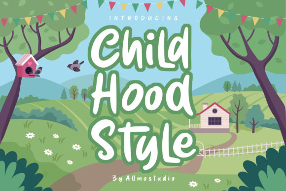 Childhood Style Font for Playful, Friendly Branding