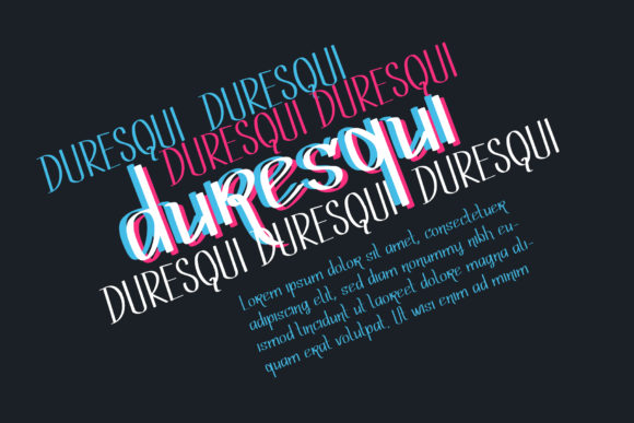 Duresqui Script Handwritten Font for Crafters & Sellers