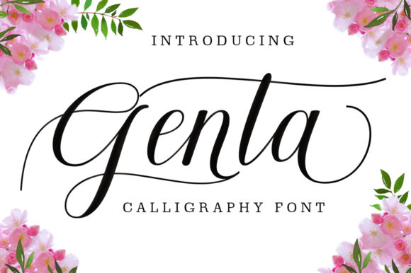 Genta: An Elegant Script Handwritten Font for Brand Identity