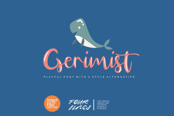 Gerimist: A Handwritten Font for Creative Expression