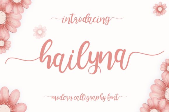 Hailyna: A Script Handwritten Font That Breathes Life into Your Creative Projects