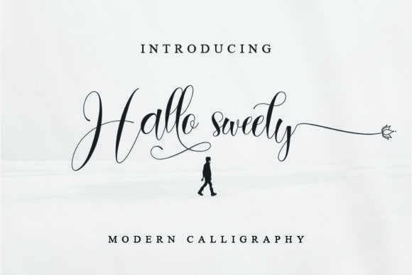 Hallo Sweety: A Script Handwritten Font for Creative Product Makers