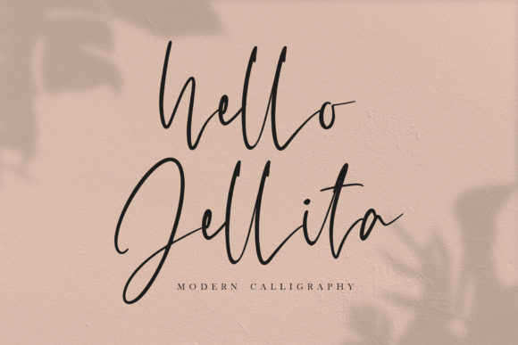 Hello Jellita: A Script Handwritten Font for Timeless Editorial Warmth