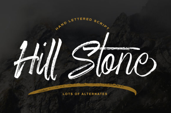 Hill Stone: A Bold Handwritten Font for Real Branding