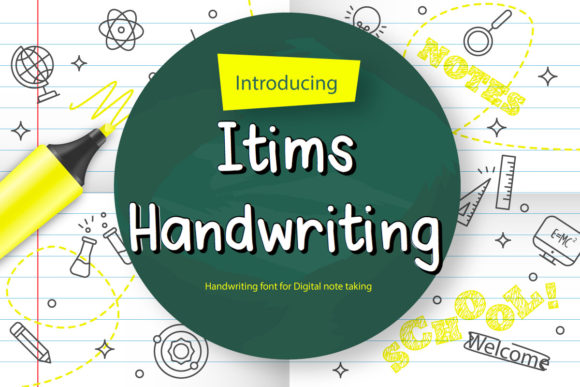 Itims Handwriting for Creative Branding and Professional Design