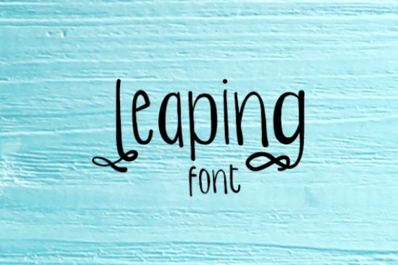 Leaping: A Playful Handwritten Font for Warm, Human Branding