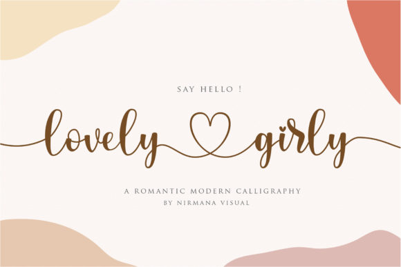 Lovely Girly: A Script Handwritten Font for Editorial Elegance
