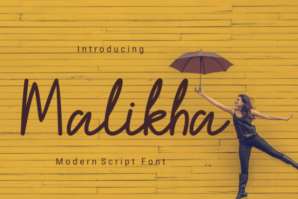 Malikha Script Handwritten Font for Timeless Craft Designs
