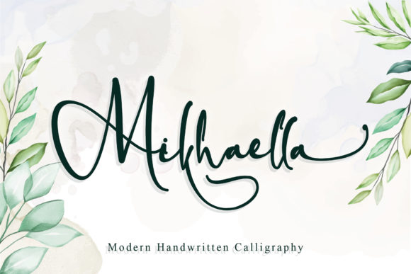 Mikhaella: A Script Handwritten Font for Elevating Your Brand