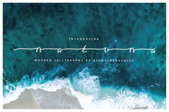 Natuna: A Script Handwritten Font That Elevates Your Creative Projects