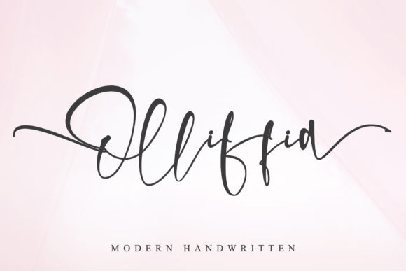 Olliffia: A Modern Handwritten Font for Small Business Branding