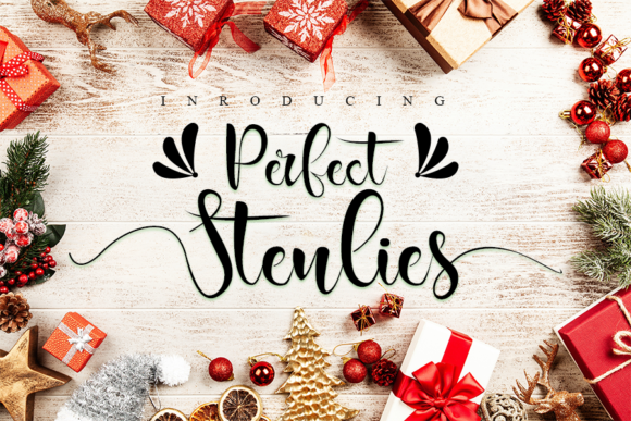 Perfect Stenlies Script Handwritten Font for Crafters