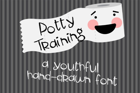 Potty Training Font for Kids’ Projects and School Campaigns