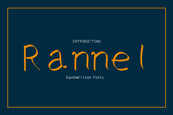 Rannel: A Versatile Script Font for Creative Branding