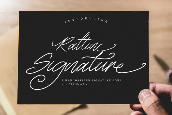 Rattini Signature: A Script Handwritten Font That Elevates Your Brand