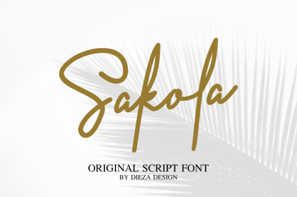 Sakola: A Script Handwritten Font That Elevates Brand Identity