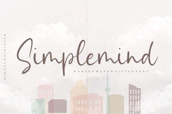 Simplemind: A Script Handwritten Font for Timeless Brand Elegance