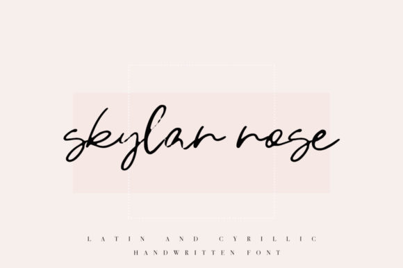 Skylar Rose: A Versatile Script Handwritten Font