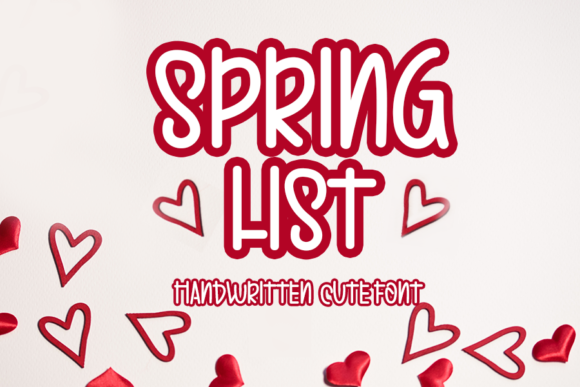 Spring List: A Sweet and Friendly Handwritten Font for Editorial Warmth