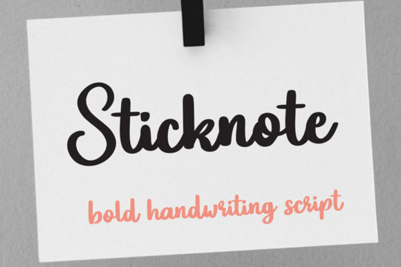 Sticknote: A Sweet & Friendly Handwritten Font for Campaign Clarity