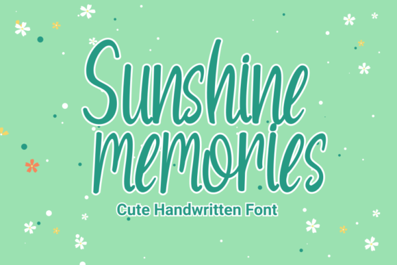 Sunshine Memories: A Script Handwritten Font for Modern Web Design