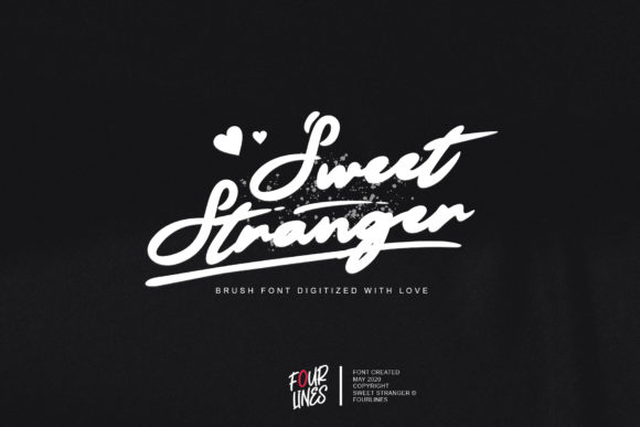 Sweet Stranger: A Script Handwritten Font for Creative Makers