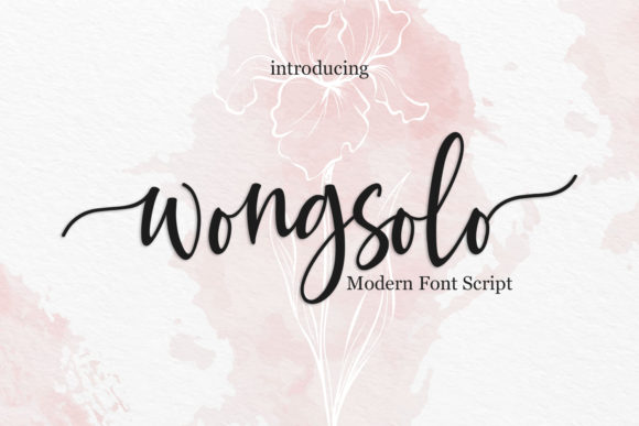 Wongsolo: A Sweet, Romantic Script Handwritten Font for Thoughtful Design